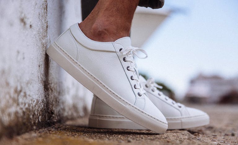 Asphalte - Les Sneakers Solides - blanc